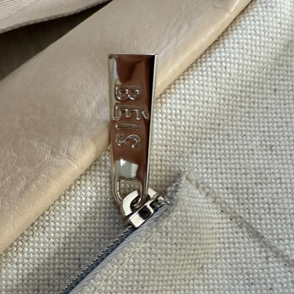 BEIS Beige and Gold Weekender